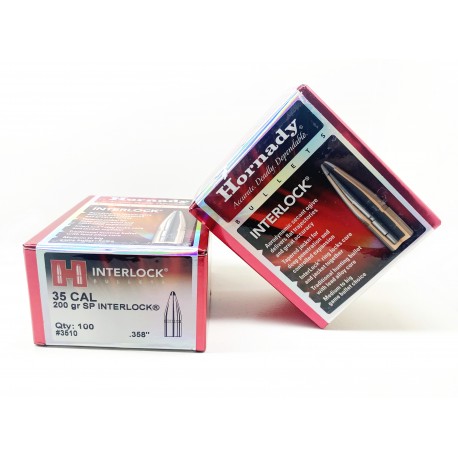 Plomos Hornady Cal.35 INTERLOCK 200gr (100 unds)