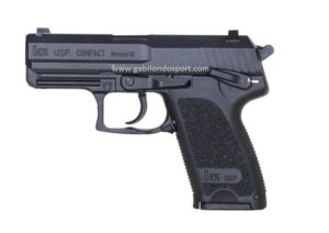 Pistola H.K. USP Compact 9 PB.