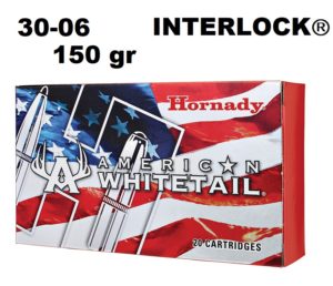 Municion Hornady 30-06 WHITETAIL INTERLOCK 150 gr