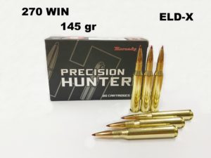 Munición Hornady 270 Win PRECISION HUNTER ELD-X 145 gr