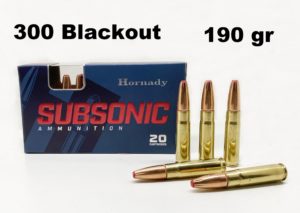 Munición Hornady Cal.300 Blackout 190 gr SUBSONIC