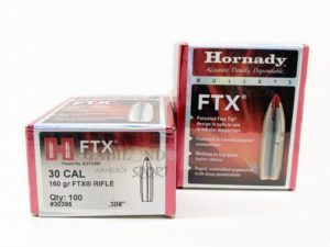 Plomos Hornady Cal.30 FTX 160 gr (100 unds)
