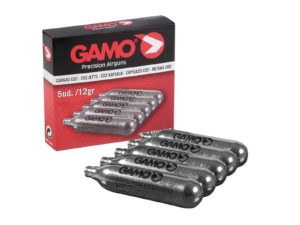 Caja de 5 bombonas de CO2 GAMO de 12 gr