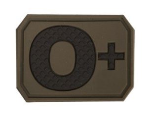 Parche MIL-TEC 3D verde oliva A+