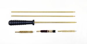 Kit de limpieza para arma larga en bronce