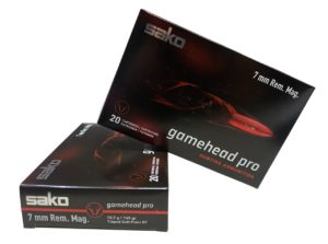 Munición SAKO Cal.7mm RM Gamehead PRO de 165 gr