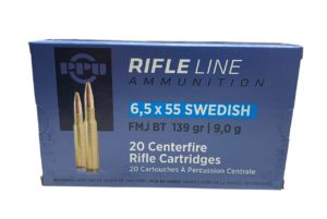 Munición PRVI 6,5x55 FMJ BT de 139 gr